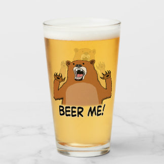 Verre Bière drôle j'ours