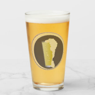 Verre Bière moussante
