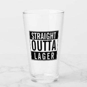 Verre Bière Straight Outta Lager