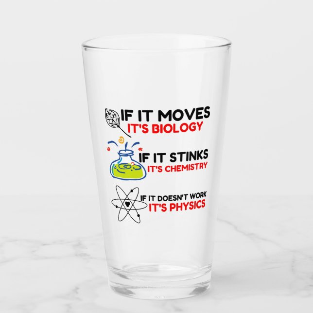 VERRE BIOLOGIE SCIENTIFIQUE CHIMIE PHYSIQUE (Devant)