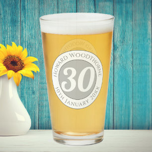 Verre Birthday Celebration with Name, Age, & Birthday