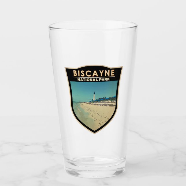 Verre Biscayne National Park Floride Aquarelle (Devant)