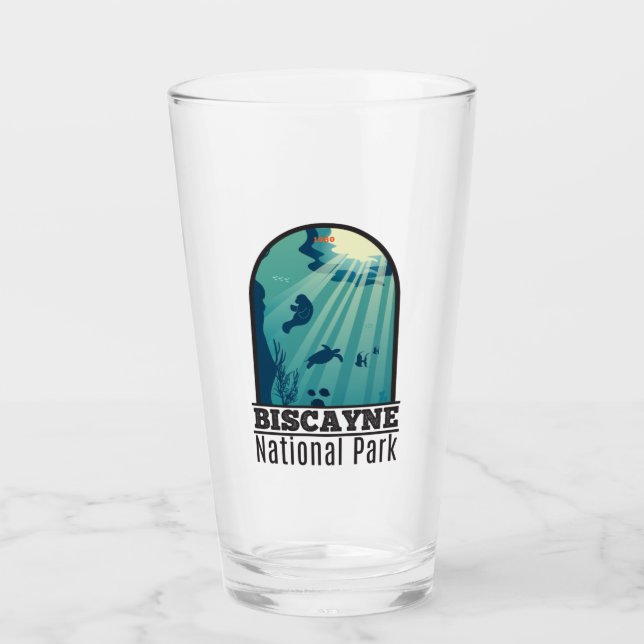 Verre Biscayne National Park Floride Sous-marin Maritime (Devant)