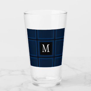 Verre Bleu foncé marine Personnalisé unique première tri