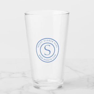 Verre Bleu promotionnel fait sur commande de bleuet de