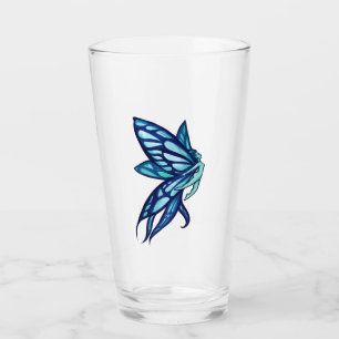 Verre Blue Fairy Wings Féerie Garden Art