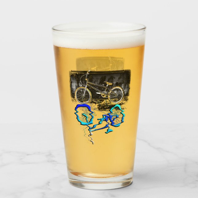 Verre BMX Vélo Sport Réflexion couleur (Devant (rempli))