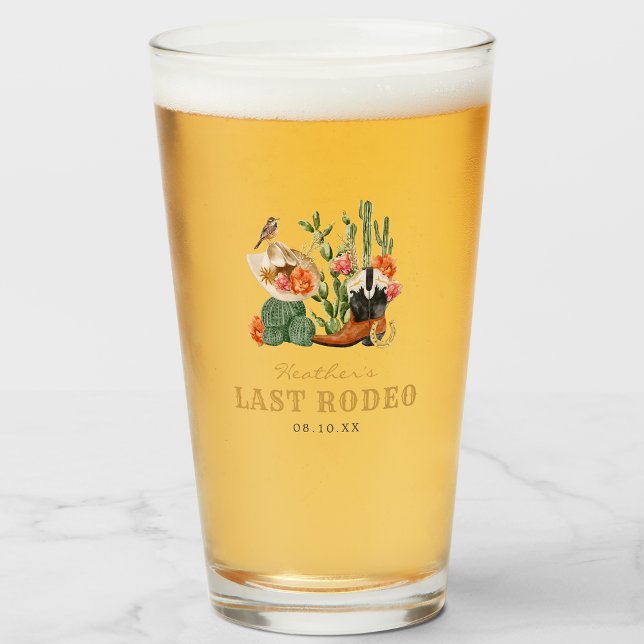 Verre Boho occidental (Western Theme Boho Drinking Glass by Painted Paperie)