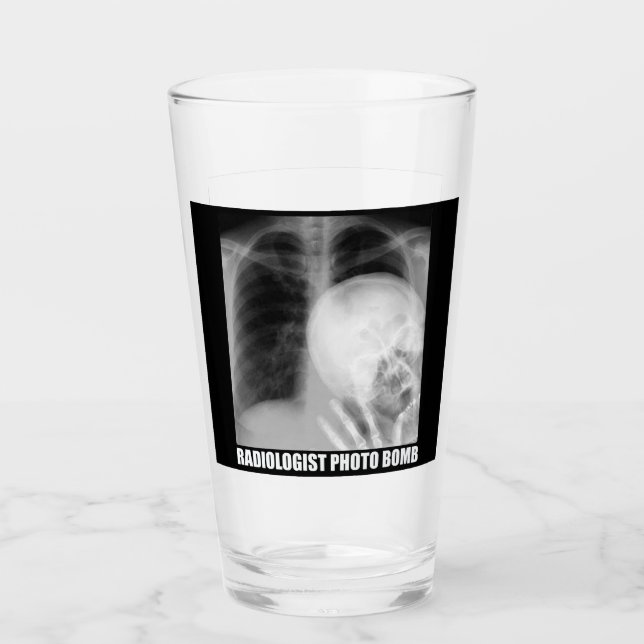 VERRE BOMBE PHOTO RADIOLOGISTE (Devant)