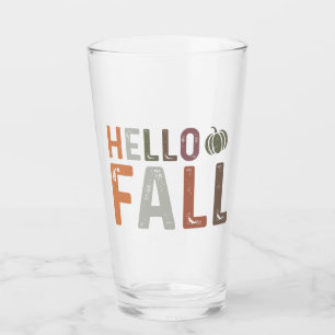 Verre Bonjour Automne