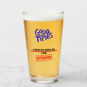 Verre Bons moments Bière moi temps