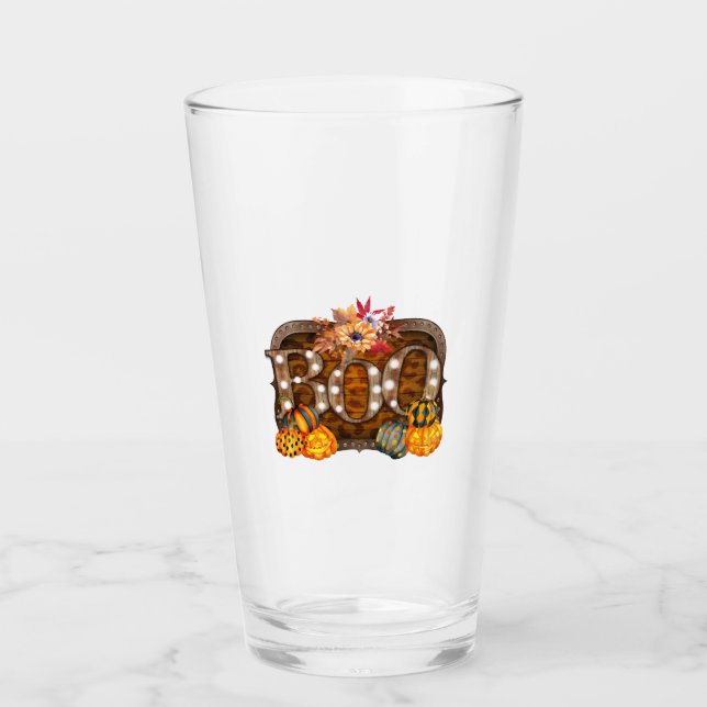 Verre Boo Halloween       (Devant)