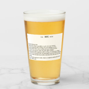 Verre Boss de bière