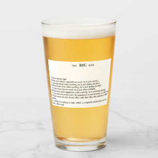 Verre Boss de bière