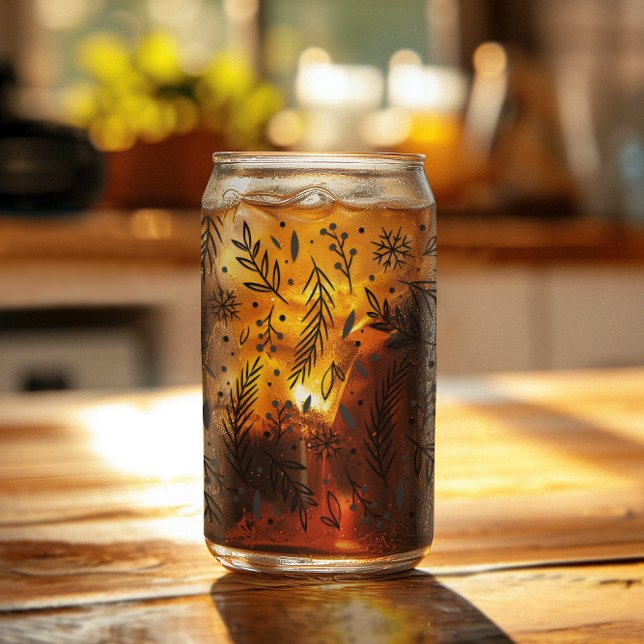 Verre botanique hivernal peut (Créateur téléchargé)