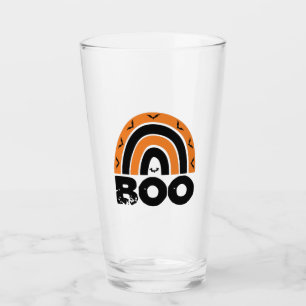 Verre Botte avec chauves-souris volantes et arc-en-ciel