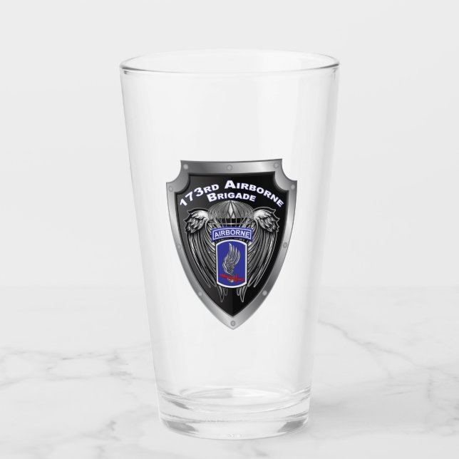 Verre Bouclier de la 173e brigade aéroportée (Devant)