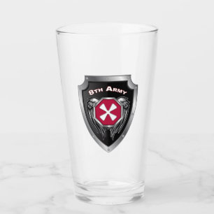 Verre Bouclier personnalisé vétéran de la 8e armée