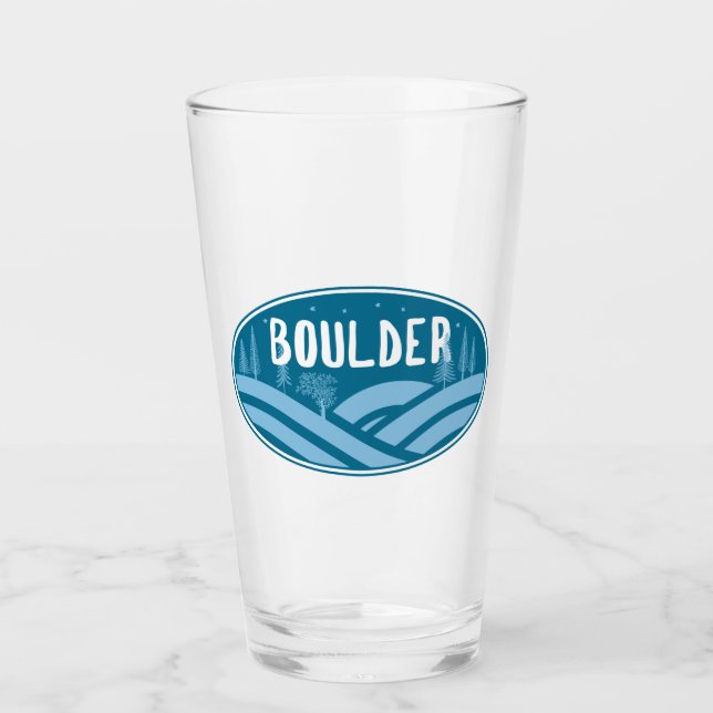 Verre Boulder Colorado Extérieur (Devant)