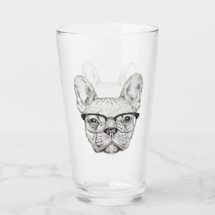 Verre Bouledogue de hippie