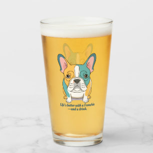Verre Bouledogue français