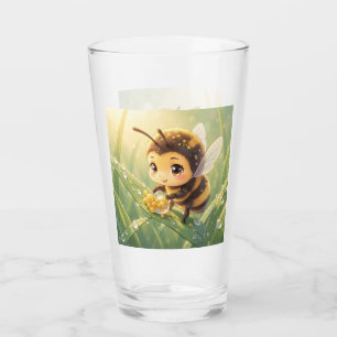Verre Bourdon doré dans la danse des fleurs.8