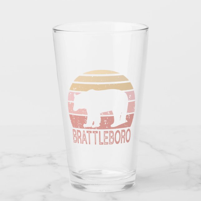 Verre Brattleboro Vermont Retro Bear (Devant)