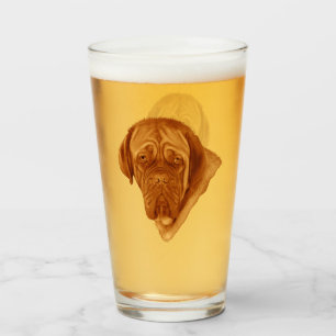 Verre Brown Dogue De Bordeaux