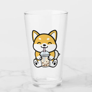 Verre Buble Tea Boba Corgi