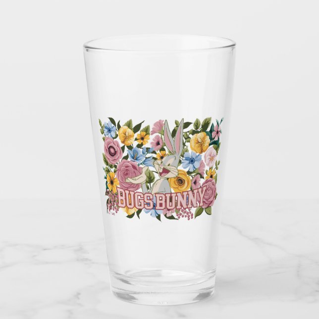 Verre BUGS BUNNY™ Floral Embroidery Graphic (Devant)