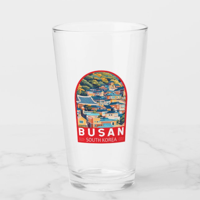 Verre Busan Corée du Sud Voyage Emblem (Devant)