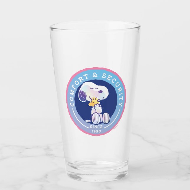 Verre cacahuètes | Insigne de confort et de sécurité ble (Devant)