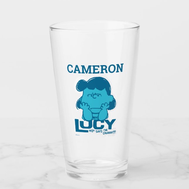 Verre cacahuètes | Lucy Who Says I'm Crabby? ? (Devant)