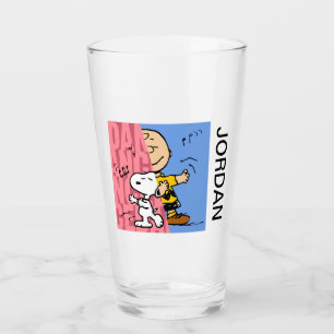 Verre cacahuètes   Snoopy & Charlie Danse Brown mi-mi-mi