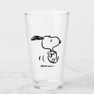 Verre cacahuètes   Snoopy Running