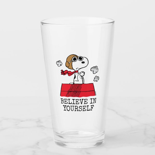 Verre cacahuètes | Snoopy the Flying Ace (Devant)
