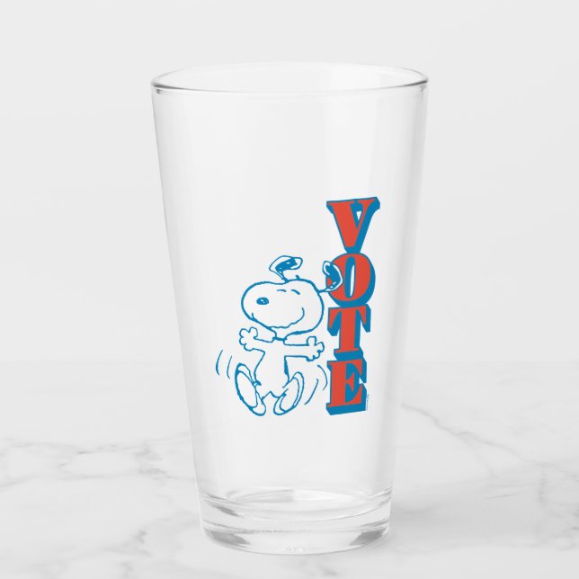 Verre cacahuètes | Snoopy - Vote (Devant)