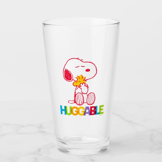 Verre cacahuètes | Snoopy & Woodstock Huggable (Devant)