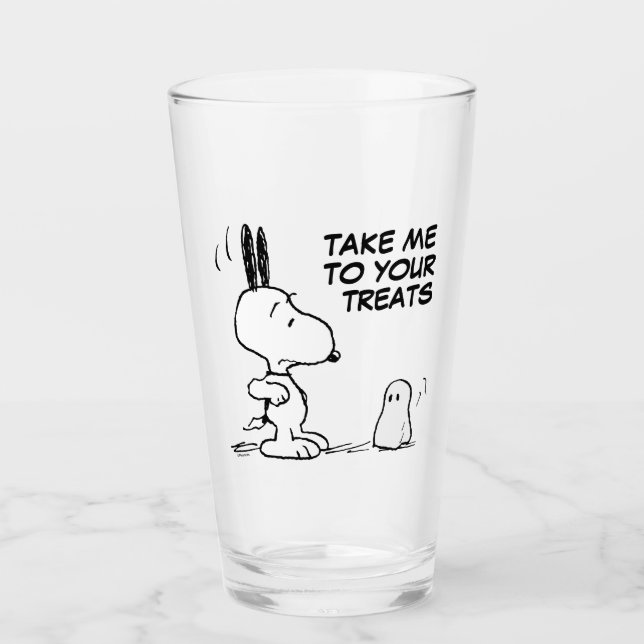 Verre cacahuètes | Woodstock Scares Snoopy (Devant)