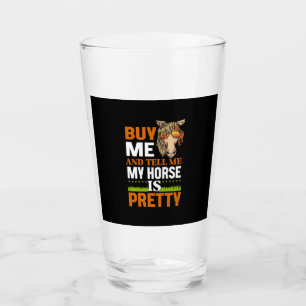 Verre Cadeau équestre Achetez-Moi Et Dites-Moi