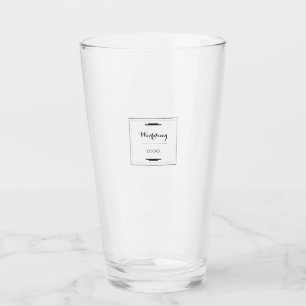 Verre Cadeau Personnalisé Élégant de Mariage Moderne Sur