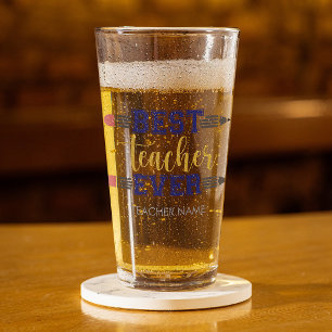 Verre Cadeau personnalisé Meilleur Enseignant - Cadeau p