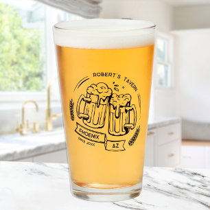 Verre Cadeau Personnalisé Pour Amateur De Bières Barre D