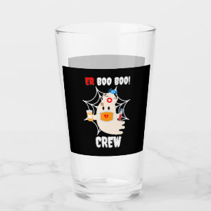 Verre Cadeau Spider   Boo Crew Nurse Halloween mignonne 