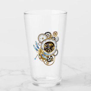 Verre Cadran Steampunk avec libellule
