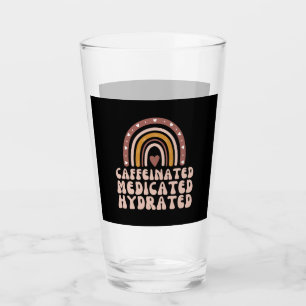 Verre Caffeiné Médicament Hydraté Funny Infirmière Ensei