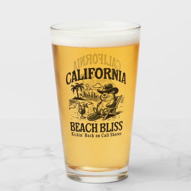 Verre California Beach Bliss sur Cali Shores (Devant (rempli))
