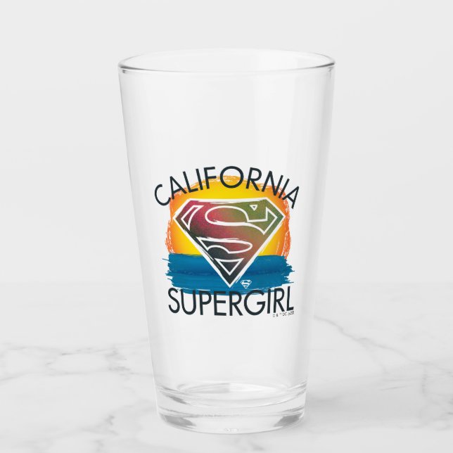 Verre California Supergirl Sunset Graphic (Devant)