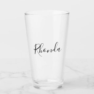 Verre Calligraphie élégante Moderne