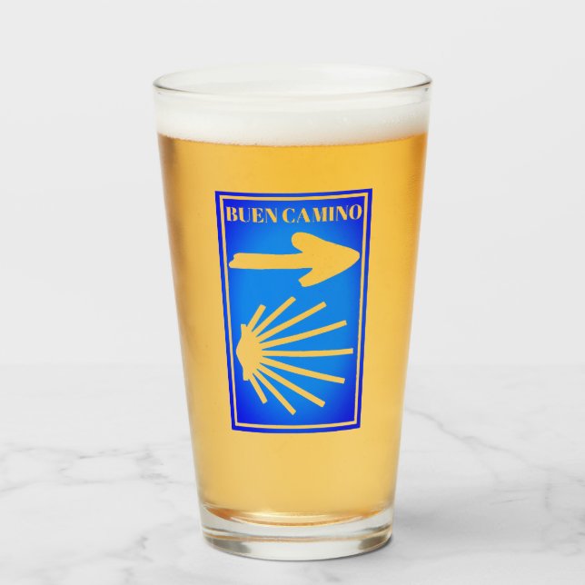 Verre Camino de Santiago (Devant (rempli))